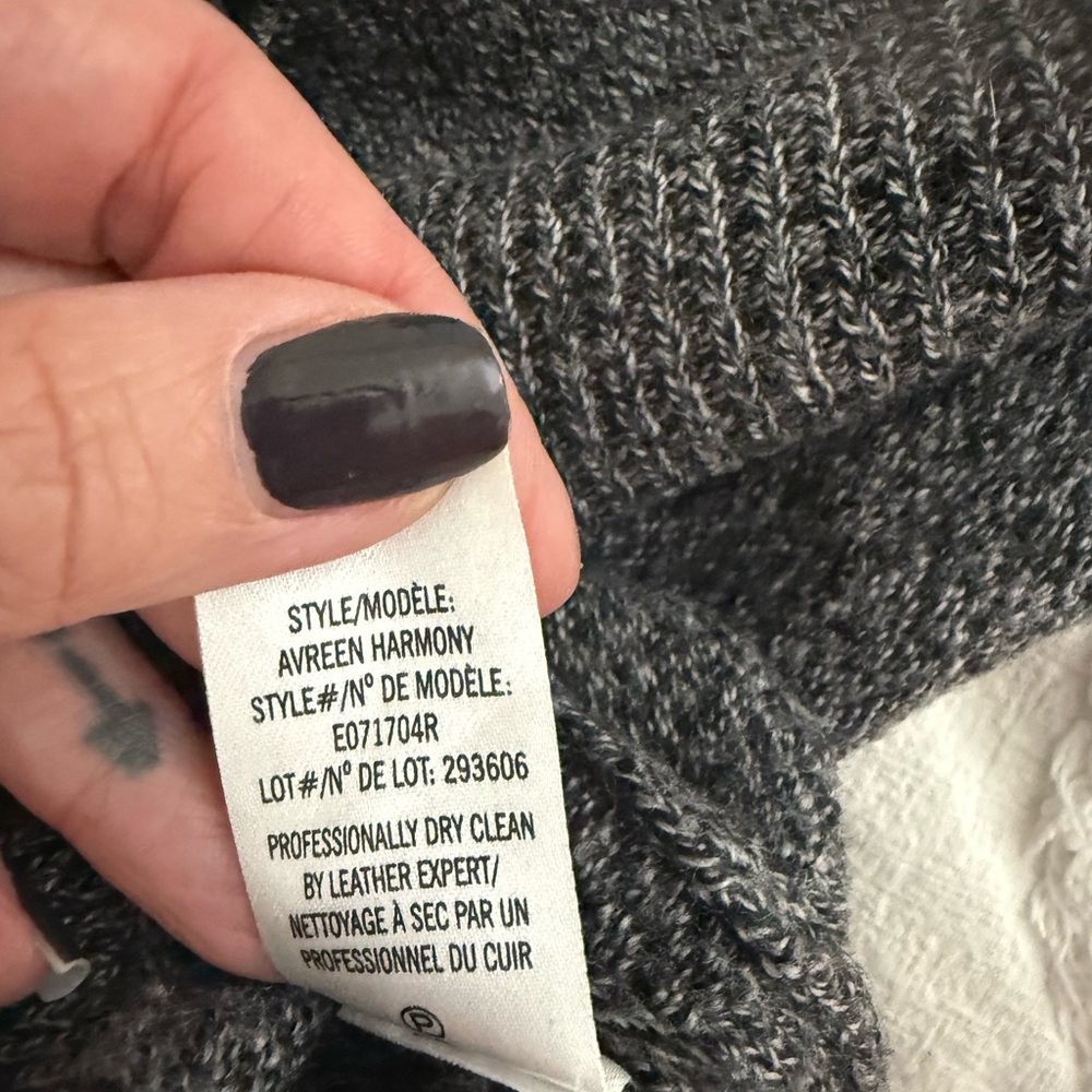 Theory Charcoal Knit Fabric - Picture 4 of 11
